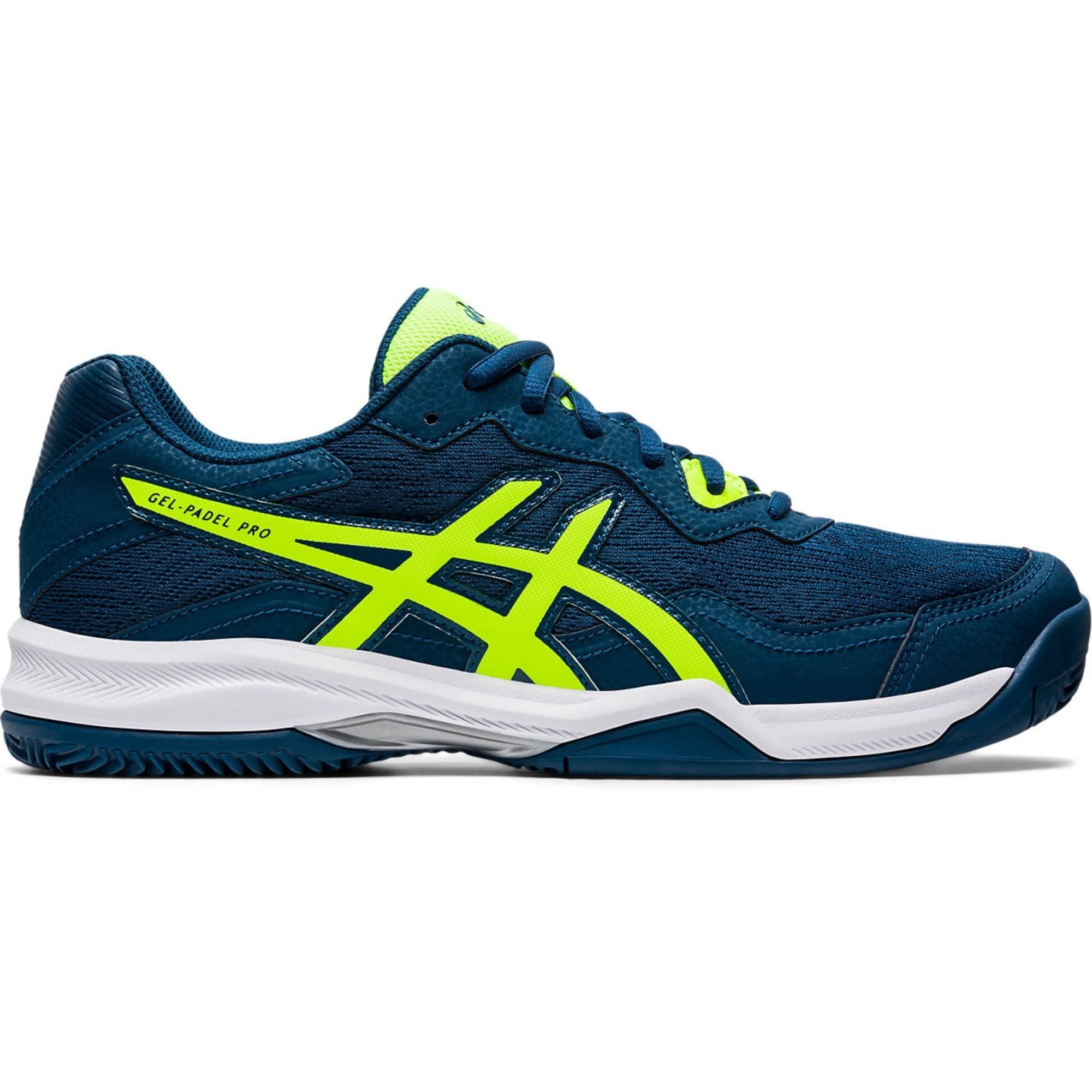 Padelschoenen GEL-PADEL PRO 4 SG blauw/geel Padelschoenen GEL-PADEL PRO 4 SG blauw/geel